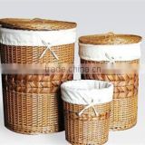 factory direct sale new design wicker laundry basket with high quality and best price,welcome yo order