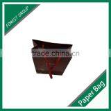 MANUFACTURER BROWN KRAFT PAPER SHOPPING BAG WITH HANDLE thumbnail-4
