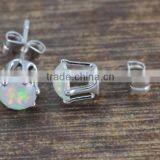 5mm Opal 925 Sterling Silver Cheap Wholesale Stud Earrings thumbnail-2