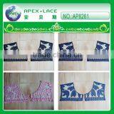 New Development Embroidery Patch 2tone Lace AP8261 thumbnail-2