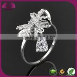 New Arrival Fashion Charm Ring Crystal Bird Ring