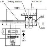 Side Mounted OEM PP Float Ball Water Level Sensor thumbnail-2