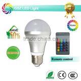 E27 4W Multi Color RGB LED Lights Changeable Color Bulb thumbnail-2