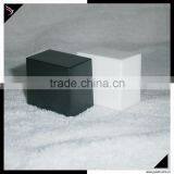 Black Squarel Shape Plastic Nail Polish Bottle Caps OEM