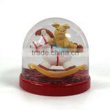 Cute Horse Plastic Snow Globes