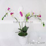 cheap wholesale artificial flowers China manufacture wholesale artificial butterfly orchid flowers bonsai with led light