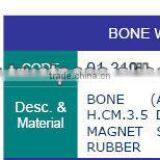 amalgam well , bone well , dental instruments