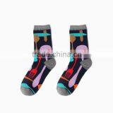 Colorful Patterned Crew Socks Men thumbnail-2