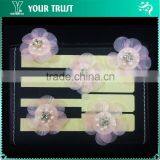 Handmade Hot Pink Silver Pink Rhinestone Sequin Applique Patch thumbnail-2