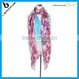 cute silk printed scarf