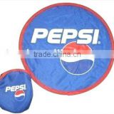 Mini nylon fold up frisbee with customed design