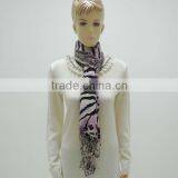 TYS262 Print 100% Knitted Wool Scarf