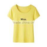 Manufacturer China Custom Women's Clothing Cotton Loose Bluk t Shirt Printing for Sale thumbnail-3