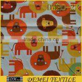 Canvas Anmial Print Fabric Cheap Sale