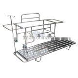 Recovery Stainless Steel Transfer Trolley For Icu Room thumbnail-2