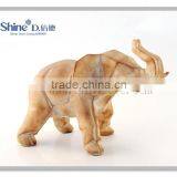 Small Standing Elephant Statues for Table Top Home Figurine Decoration thumbnail-1