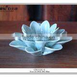 Ceramic Flower Shaped t Light Candle Holder Ceramci Lotus Home Decoration Pieces Craft thumbnail-6