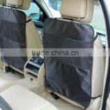 RH-QCM003 50*69cm car back seat protector with mesh poket for kick mats backseat organizer