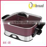 Professional Square Electric Pan Skillet With Non-stick Coating