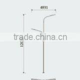 Floor Lamp IP65 Solar Powered Street Lights Steel Pole Clamps Die-casting Aluminum thumbnail-3
