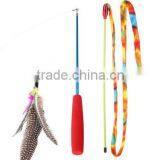 2 Pack Cat Feather Toys Interactive Cat Wand and Kitten Toys thumbnail-2
