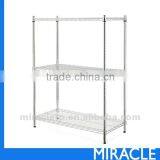Chrome Plate 3 Tier Storage Wire Rack thumbnail-1
