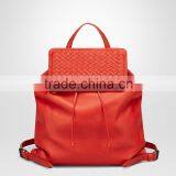 Fashion Desginer Elegant Gray Patent PU Leather Lady Backpack