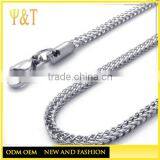 Fashion High Quality 316L Stainless Steel Decorative Metal Steel Foxtail Chains(SC-008)