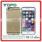 Clear Ultra Thin Anti-scratch Multicolor Soft TPU PC Indent Line Graceful Shape Phone Case for IPhone 6 6s Plus thumbnail-1