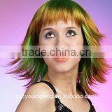 Fashion Green Color Hair Wigs, St Patrick's Day Hair Wigs. Costume Hair Wigs thumbnail-1
