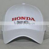 Guangzhou Professional Custom 100% Cotton White Hat Factory Famous Auto Brand Baseball Cap