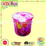 Dry Food Cookie Biscuit Round Barrel Tin Box