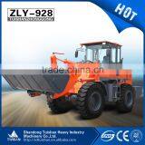 China Small Scale Front End Loader ZLY928 With 4WD and 92kw Diesel Engine