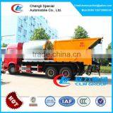 8cbm Bitument Asphalt Tank and 12cbm Gravel Bucket Synchronous Chip Sealer,asphalt Mixer Truck thumbnail-4