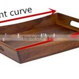 High Quality Wooden Welcome Hotel Amenity Tray Coffee Trays thumbnail-6