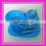 5pcs Square Plate Plastic Picnic Set thumbnail-1