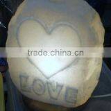 White Salt Lamps/Rock Salt Lamps/Heart Salt Lamps/ Himalaya Natural Salt Lamps/feng Shui Salt Lamps thumbnail-1