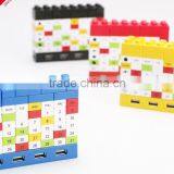 Creative USB HUB DIY Blocks Usb 2.0 Hub Calendar With Bluetooth/usb Hub With Cable/Executive DIY Desk Calendar 2015 thumbnail-1