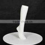 White Female Hosiery Leg Form Knee High Foot Mannequin Display For Sale thumbnail-4