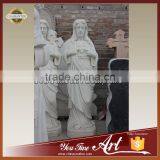 Hand Made White Marble Jesus Statue thumbnail-1