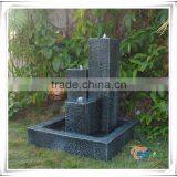 Imitate Stone Three Pillars Resin Outdoor Unitque Water Feature thumbnail-5