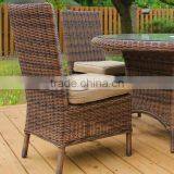 2017 Trade Assurance Hot Sale Outdoor Garden Patio Luxury PE Round Rattan Modern Dining Chairs thumbnail-1