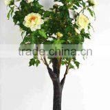 SJ3000102 Indoor Bonsai Peony Flower Plant Plastic Tree thumbnail-3