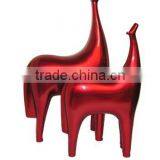 High Quality Best Selling Modern LV Arts Lacquer Horse Sculpture Red, Pair 2015 From Vietnam thumbnail-1