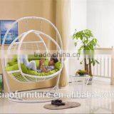 Iron Frame Indoor Circle Swing Chair Furniture thumbnail-1
