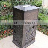 Arlau Aluminum Alloy Shopping Mall Trash Can thumbnail-5