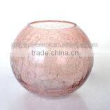 Home Decortative Red & Silver Colored Holiday Pink Clear Glass Hurricane thumbnail-1