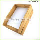 Bamboo Paper Storage Tray/ a4 Paper Tray Homex-BSCI thumbnail-1