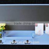 Entryway Wall Decor Chalkboard Mail & Letter Holder With Key Hooks or Coat Rack Wall Shelf Black Board thumbnail-2