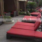 Stylish Red Swimming Pool Lounge Chair thumbnail-1